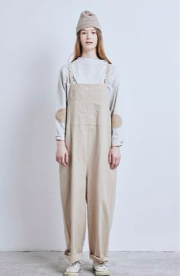 (g)グラム ヴィンテージコットン サロペット ワイド 通年素材