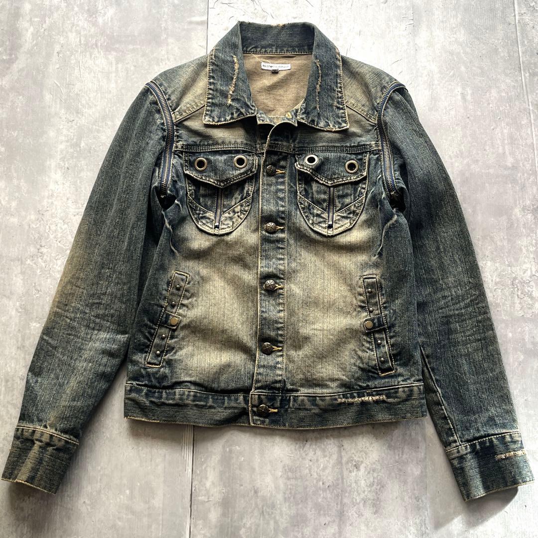ジャケット・アウター grunge gimmick denim fade jacket Y2K 00s