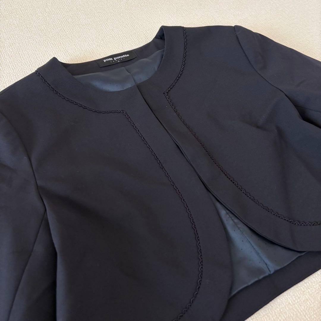 【美品】定価4.95万 ポンポネットジュニア フォーマルアンサンブル L