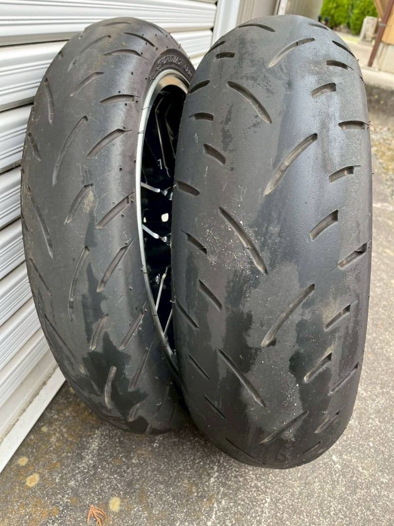 Z900RS　純正タイヤホイール前後セット　CR-1コート施工