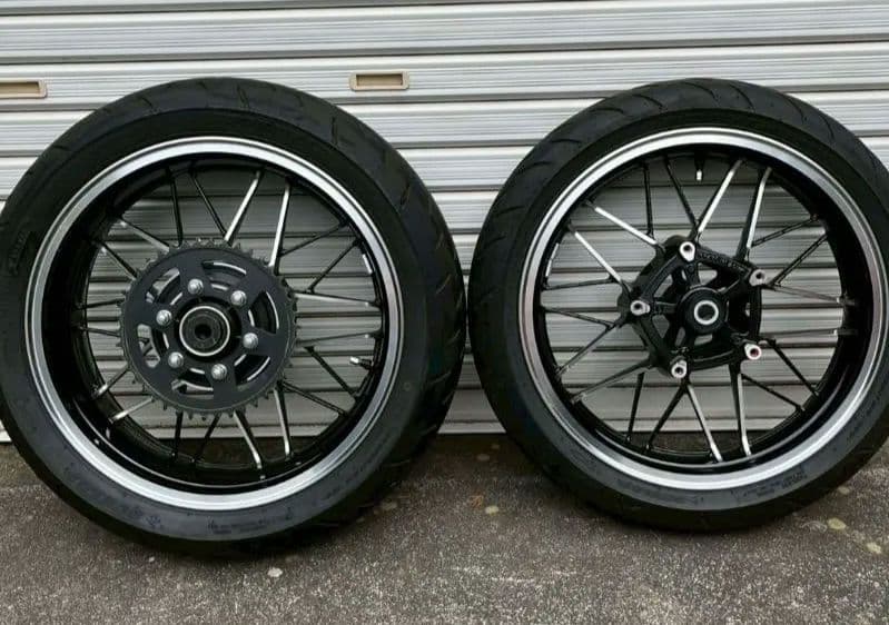 Z900RS　純正タイヤホイール前後セット　CR-1コート施工