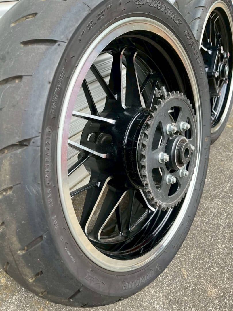 Z900RS　純正タイヤホイール前後セット　CR-1コート施工