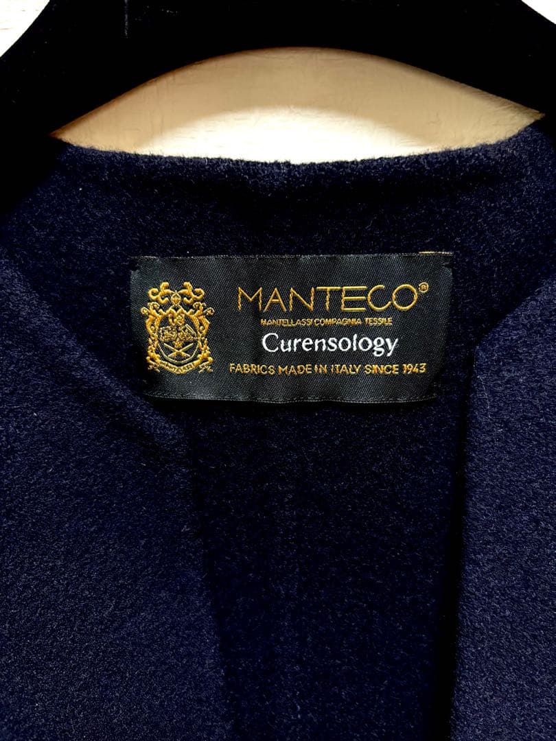 未使用品☆Curensologyイタリア　MANTECO社リバーベスト　ネイビー