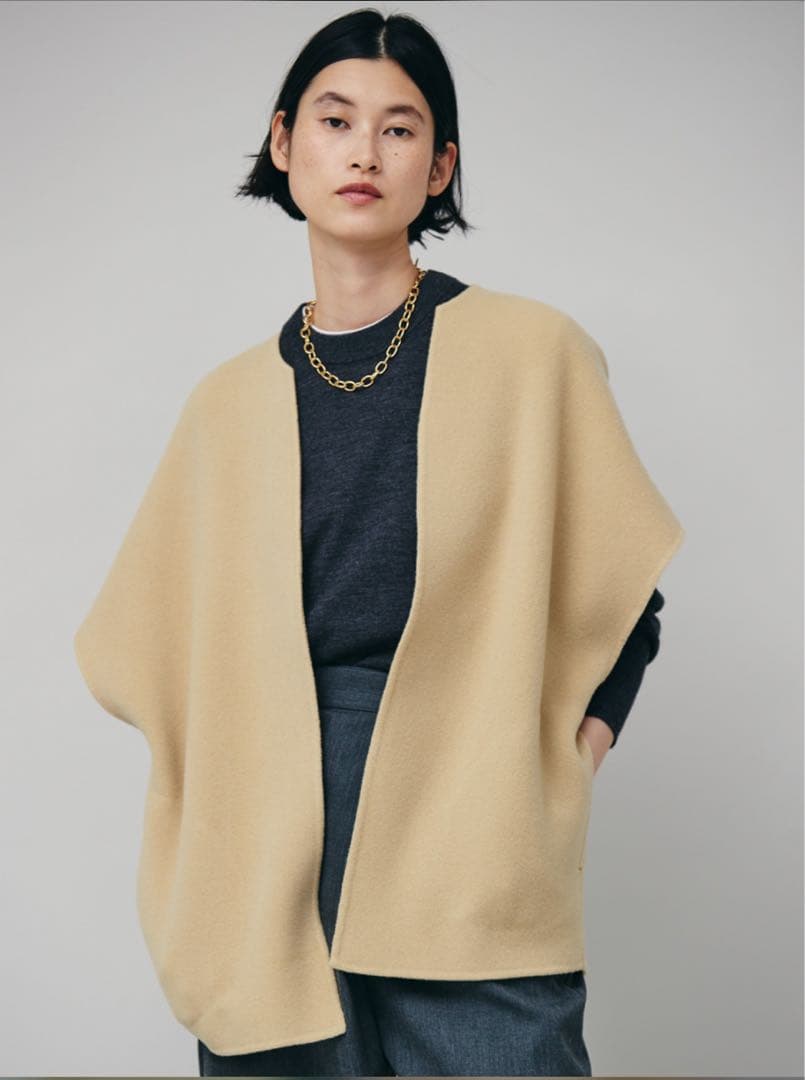 未使用品☆Curensologyイタリア　MANTECO社リバーベスト　ネイビー