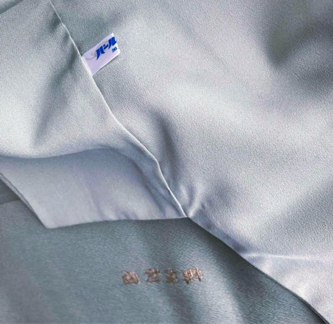 リクエスト価格に変更済み　蘇州刺繍スワトウ刺繍訪問着宝尽くし橘正絹　裄丈69cm