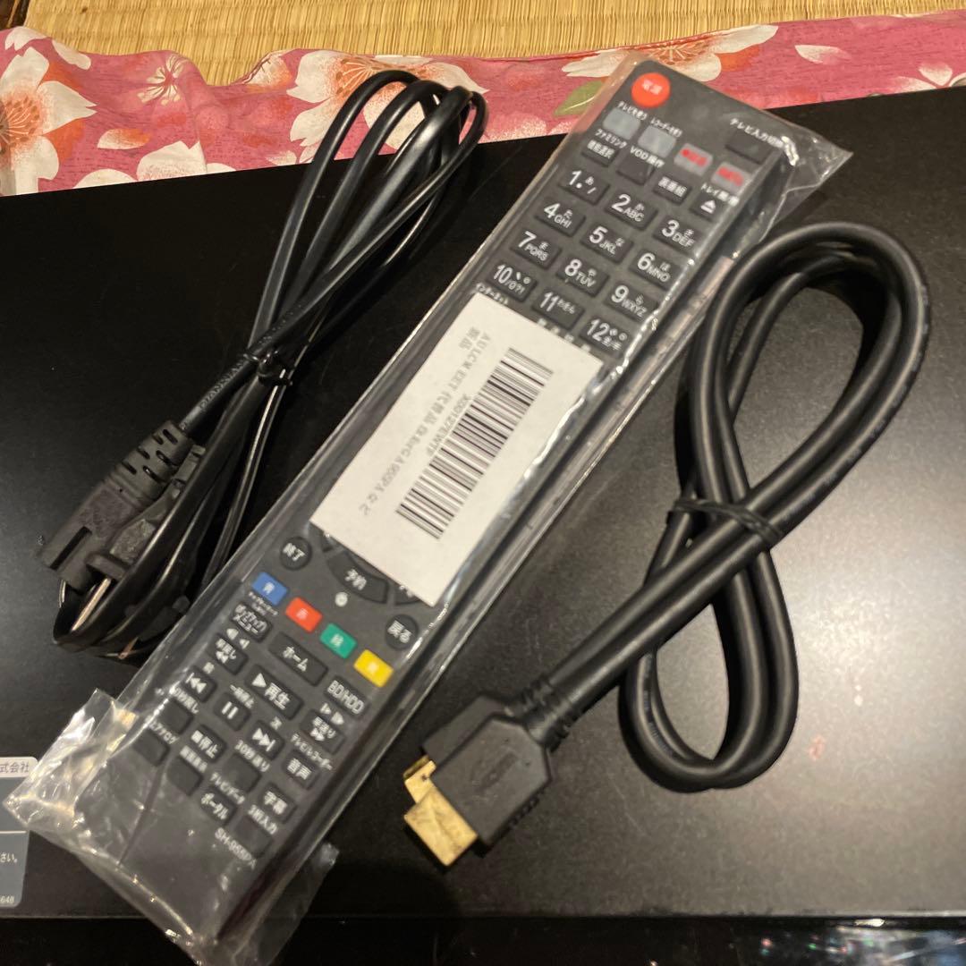 シャープAQUOS BD-S520 12倍録 新品リモコン等付フル装備！感動品！