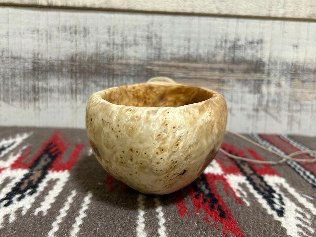 白樺　コブ　瘤　ククサ　　一点もの　ソロキャン