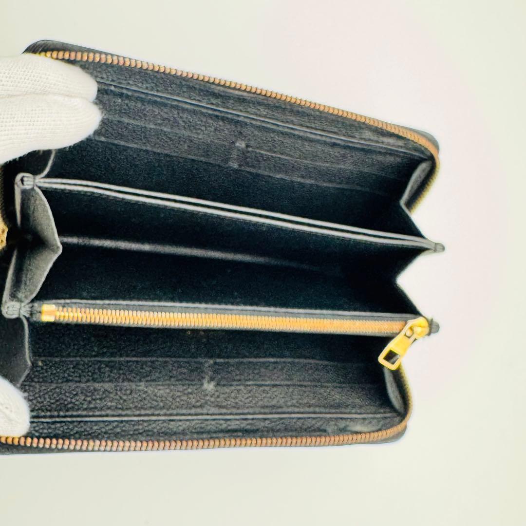 ルイヴィトン　ジッピーウォレット　アンプラント　モノグラム　ブラックM61864