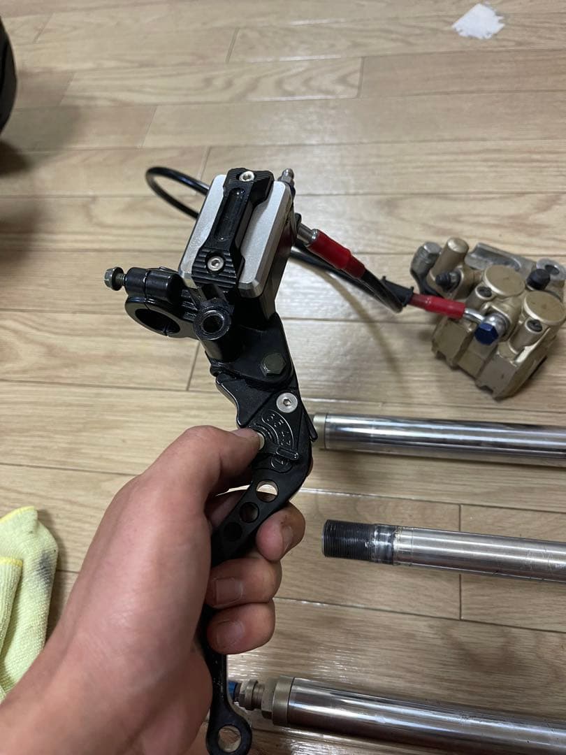 モンキー　武川　フロントフォーク　ディスクブレーキ　一式