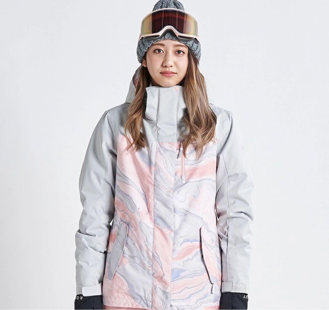 【即スノーボード】Roxy ロキシー スキースノーボードウェア 上下　手袋セット