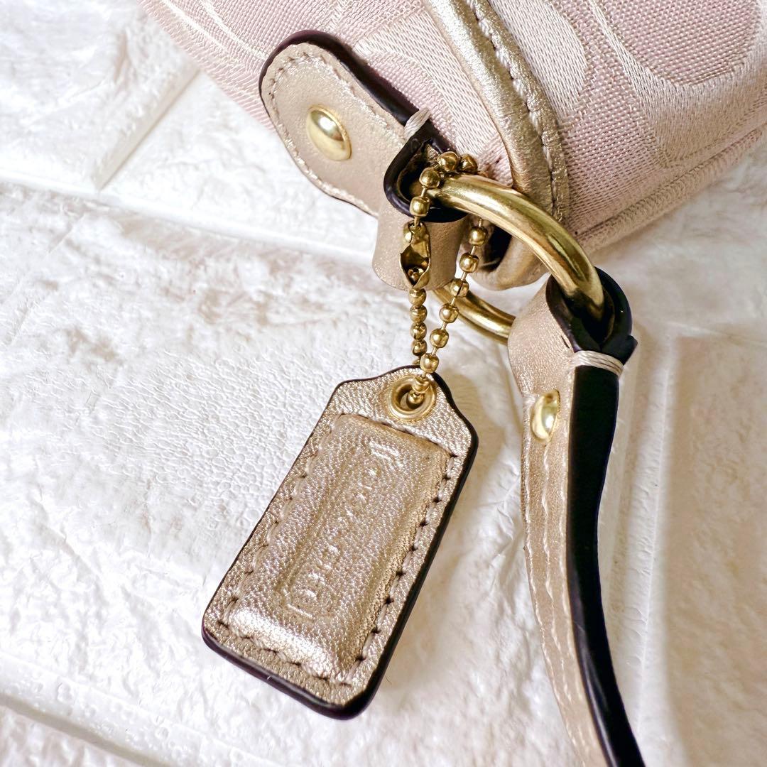 未使用✨COACH ワンショルダーバッグ アクセサリーポーチ シグネチャー