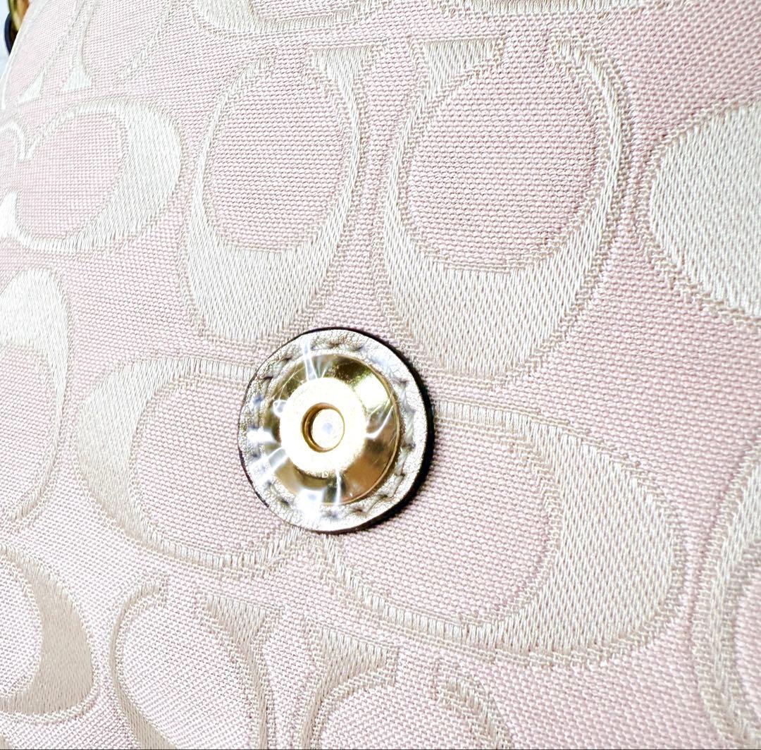 未使用✨COACH ワンショルダーバッグ アクセサリーポーチ シグネチャー