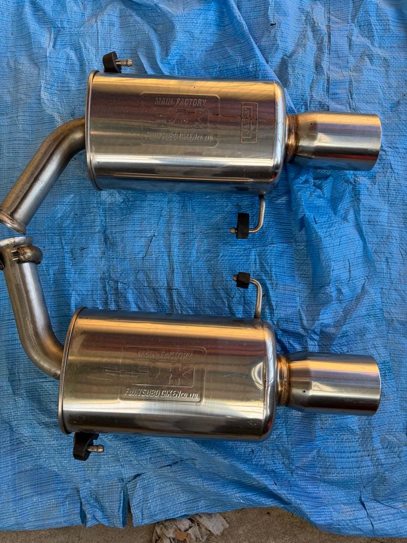 ステンレス製 ダブル出しマフラー