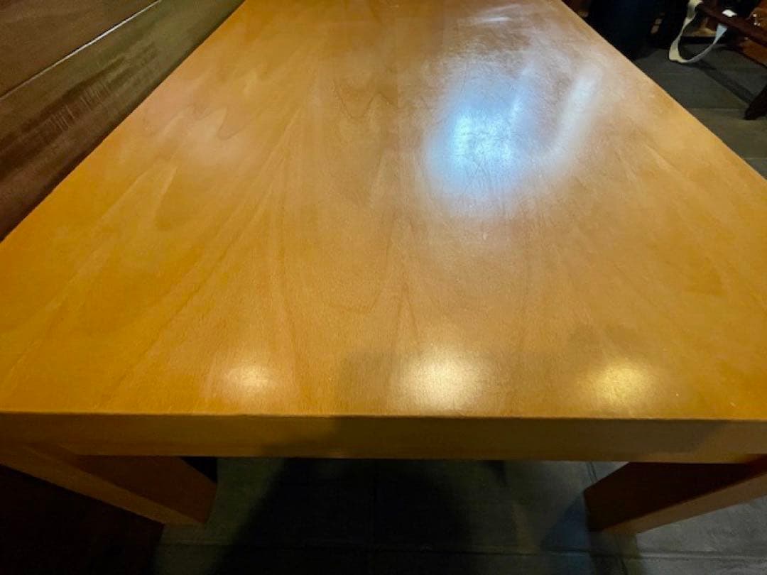 美品■MUJI/無印良品 ブナ/ビーチ材 無垢材 天然木 リビングローテーブル