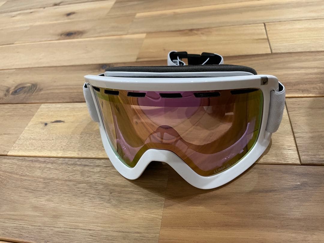 DRAGON ゴーグル ピンクレンズ ホワイトフレーム