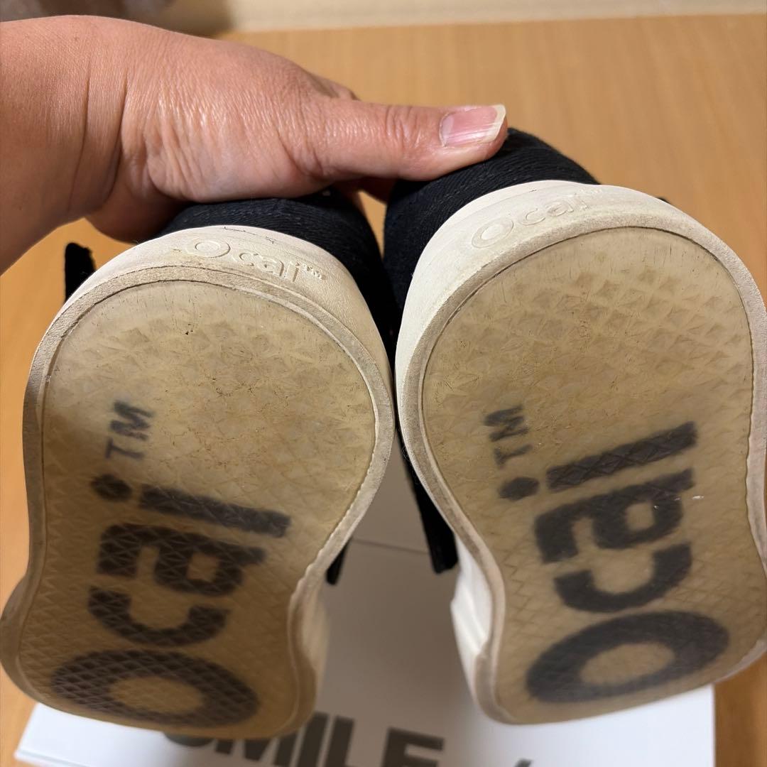 Ocai ブラック ホワイト スニーカー JP240