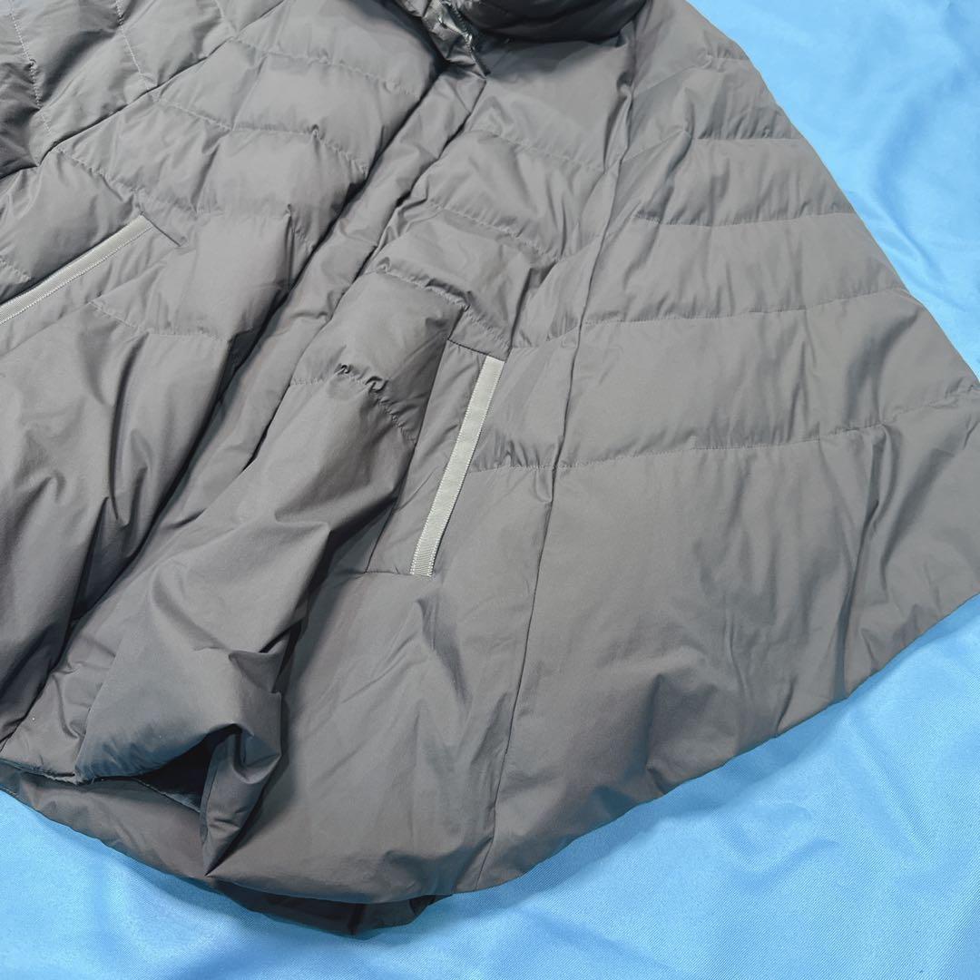 西川ダウン　ナノユニバース　ダウンポンチョ　ケープ　NISHIKAWA