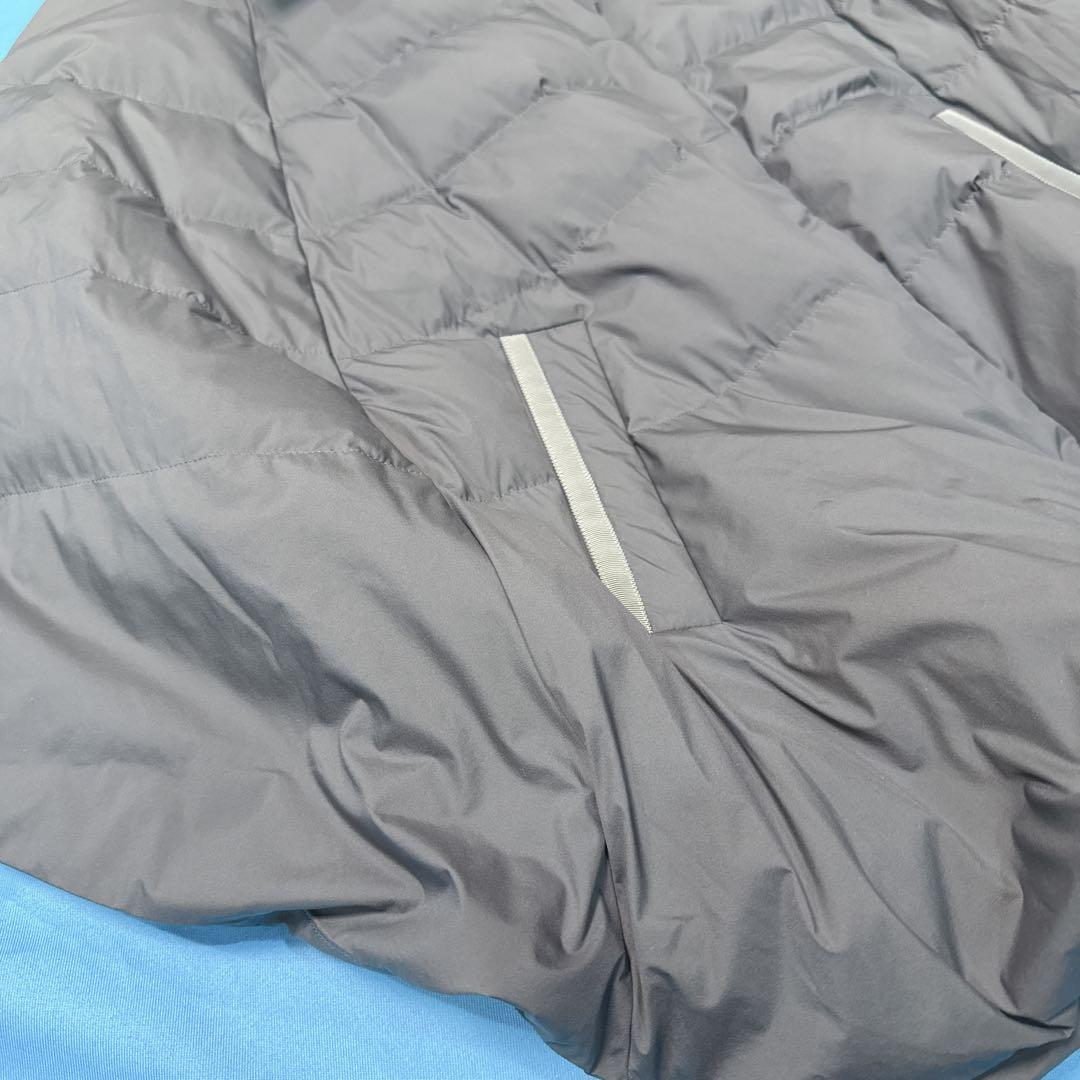 西川ダウン　ナノユニバース　ダウンポンチョ　ケープ　NISHIKAWA