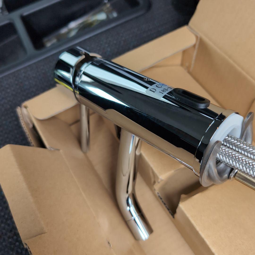 水栓　シングルレバー　混合栓　カクダイ　183−321