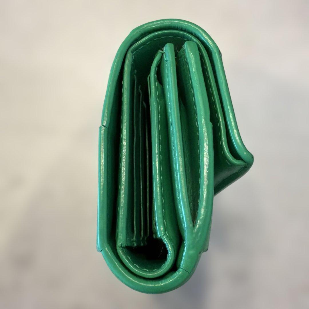 ボッテガヴェネタ グリーン 三つ折り財布