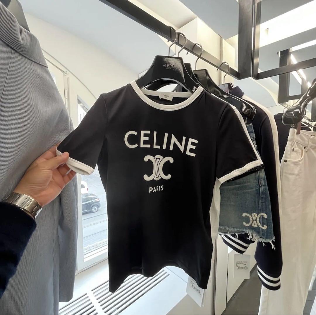 CELINE 半袖Tシャツ S黒