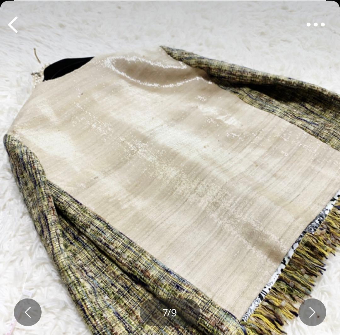 美品　ETRO エトロ 最高級　サマーツイード　ペイズリー　シルク　ジャケット