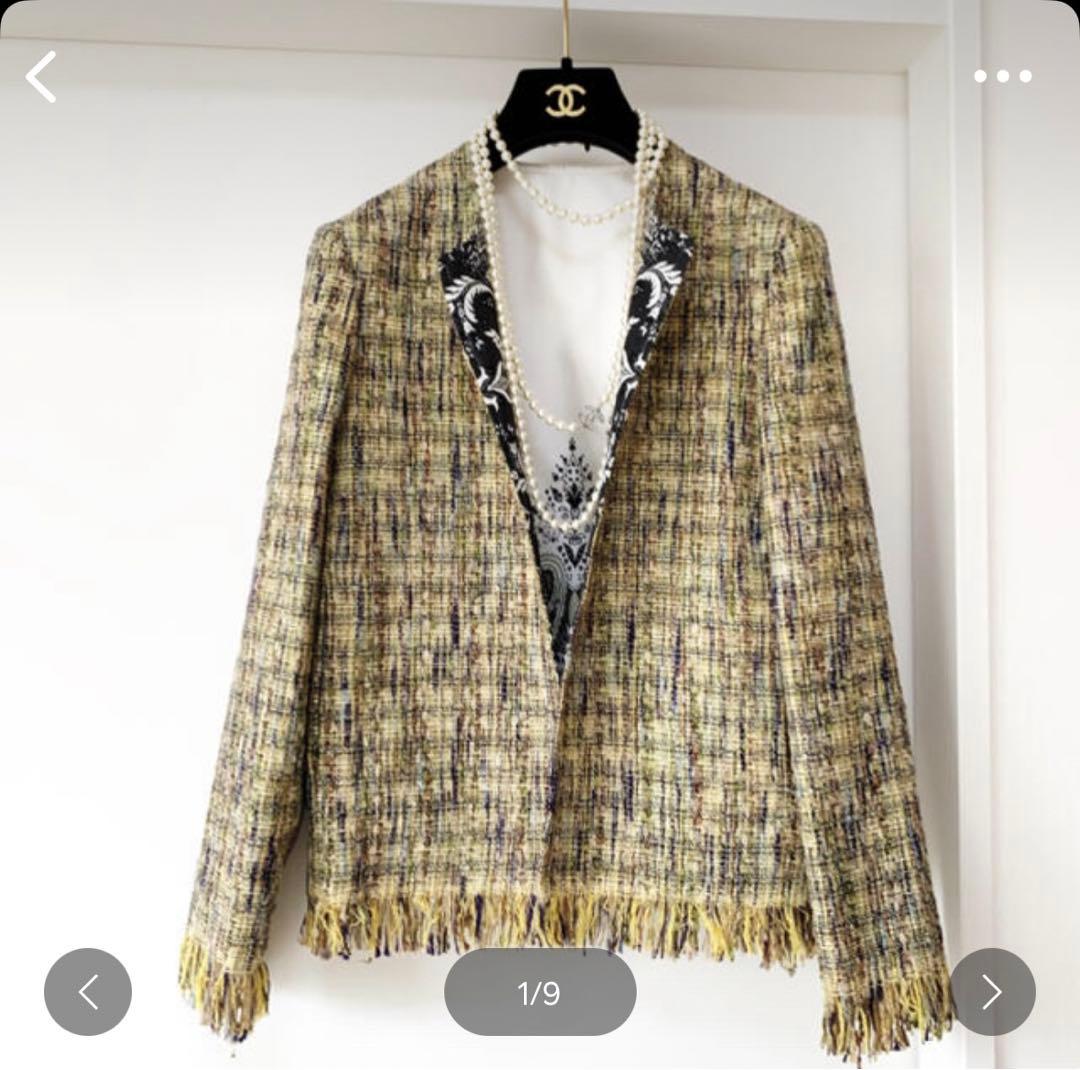 美品　ETRO エトロ 最高級　サマーツイード　ペイズリー　シルク　ジャケット