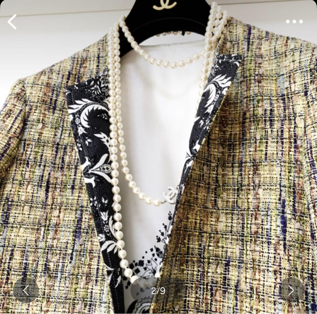 美品　ETRO エトロ 最高級　サマーツイード　ペイズリー　シルク　ジャケット