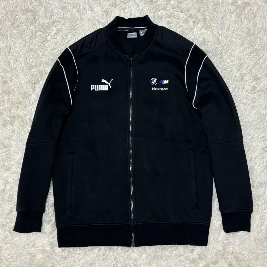 【PUMA 】コラボ　ジャージ　セットアップ　黒 L