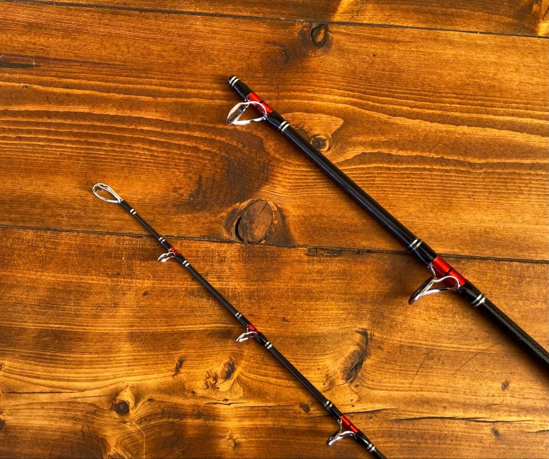 新品　釣り竿セット　ジギングロッド　船釣り　3ピースパックロッド　スロージギング