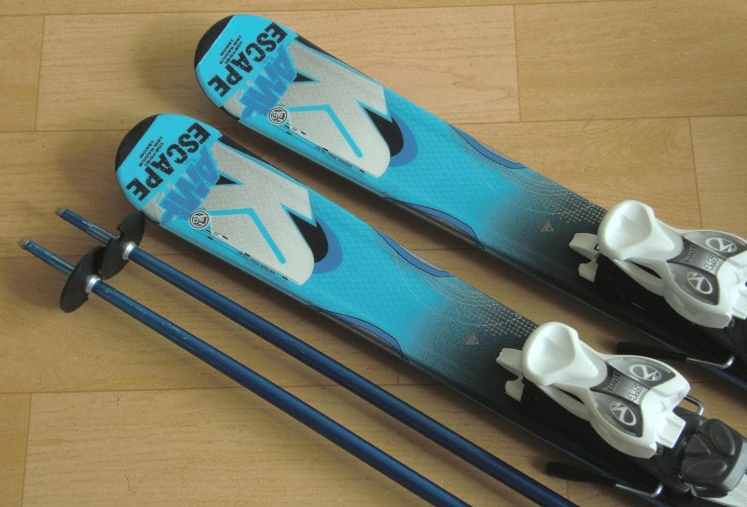 ■■送料無料■K2＋Hart■ジュニア用スキー4点セット■136/24■WAX■