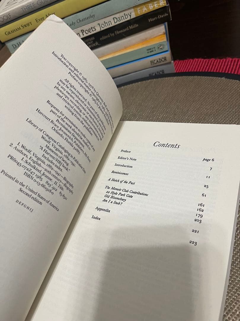 希少　Moments of Being Virginia Woolf