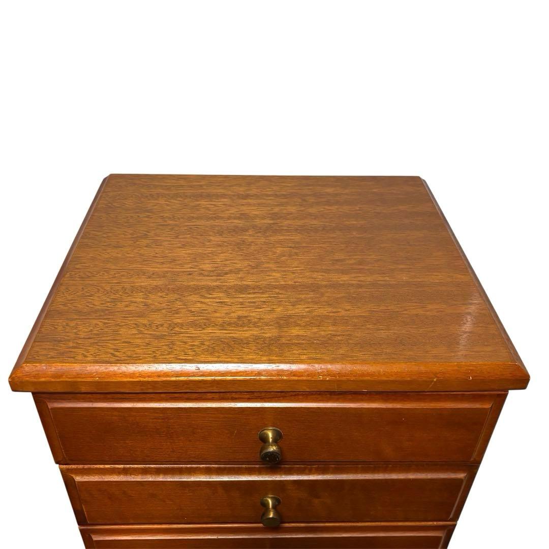 vico様【送料無料・美品】天然木　アンティーク★レトロ　書類チェスト10段B5