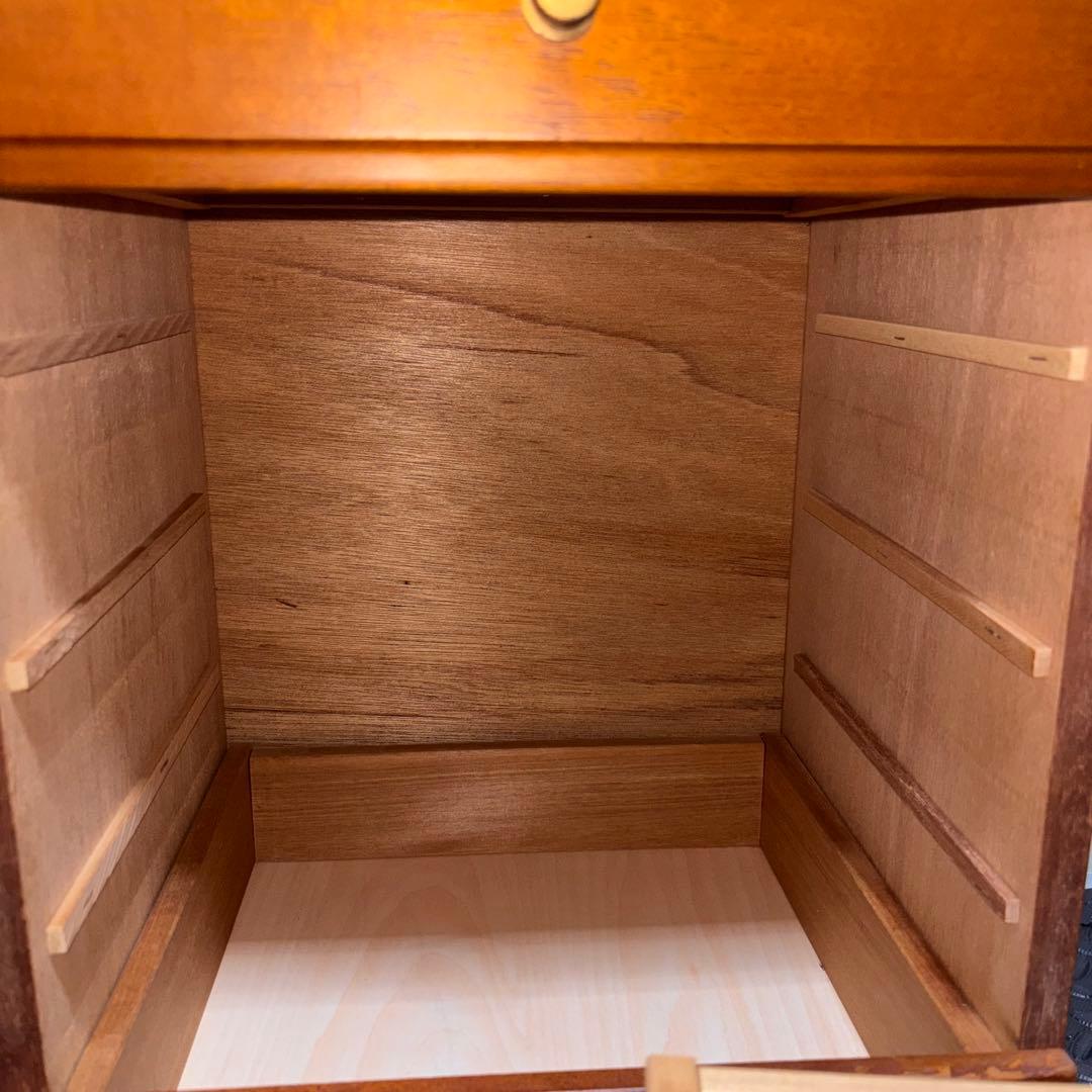 vico様【送料無料・美品】天然木　アンティーク★レトロ　書類チェスト10段B5