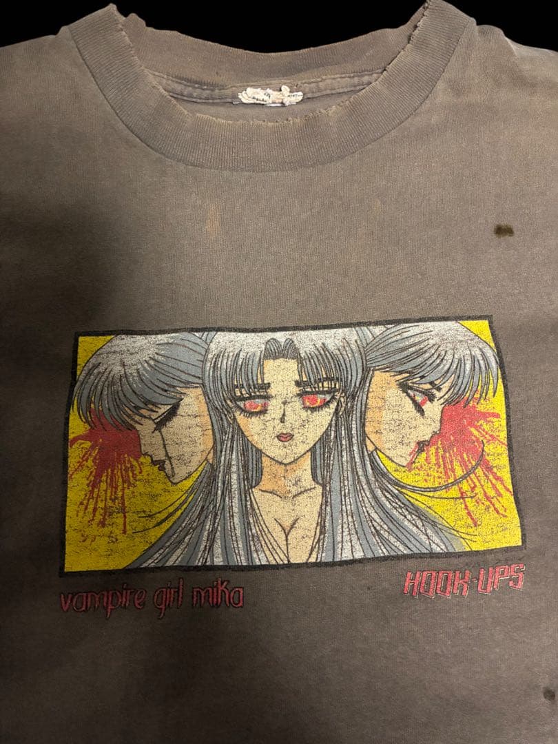 HOOK UPS Tシャツ vampire girl MIKA fits XL