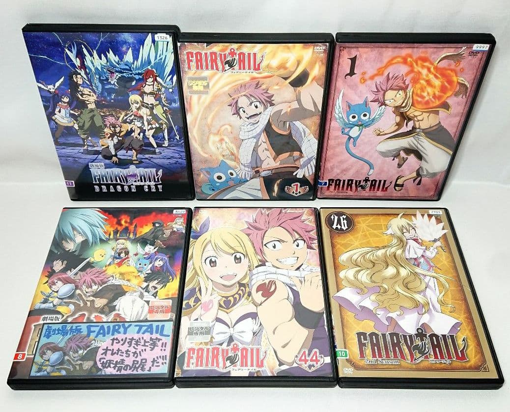 FAIRY TAIL/フェアリーテイル【1st+2nd+劇場版】DVD 全72巻