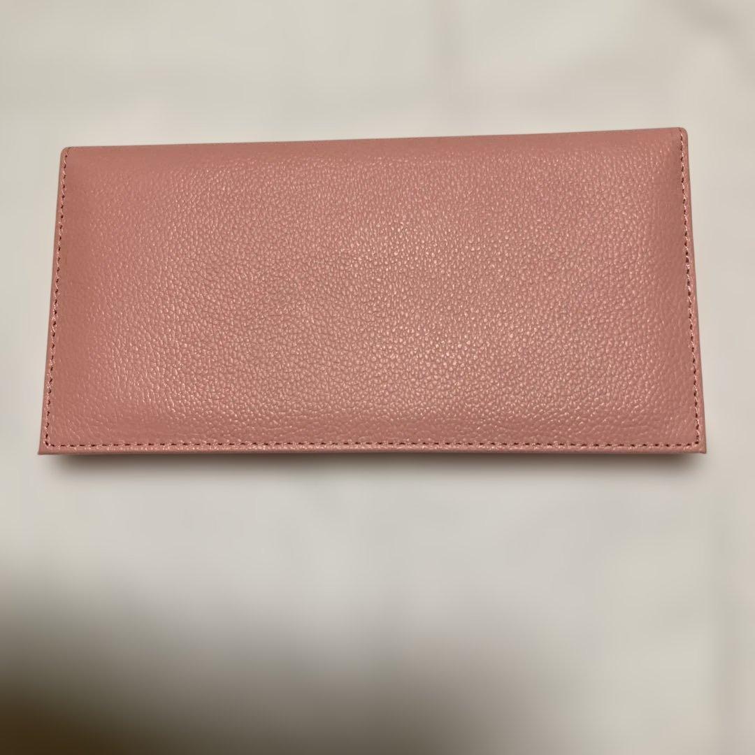 皇居財布ピンク レザー 長財布