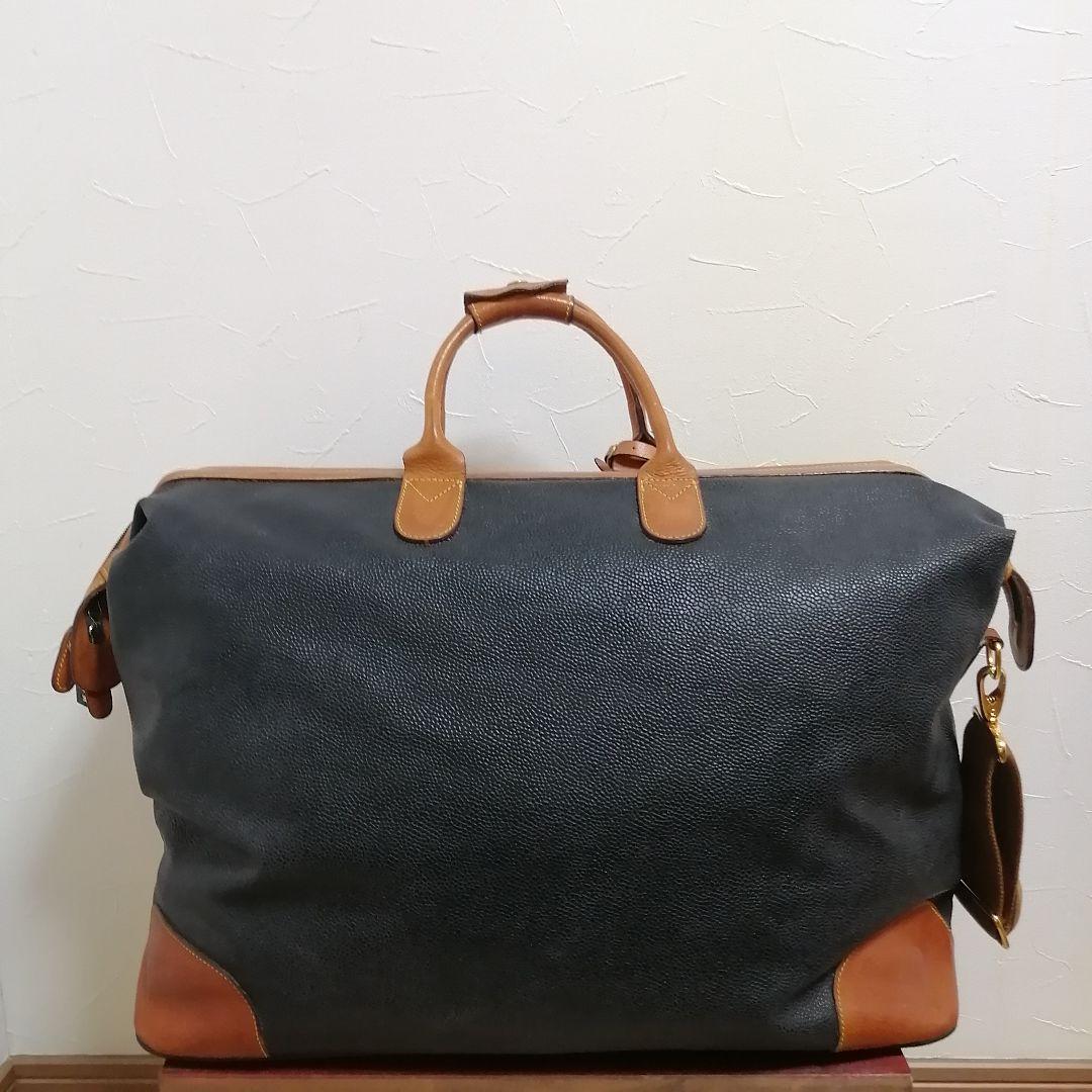 BRIC'Sブリックス　レザーボストンバッグ　イタリア　大容量　シボ革