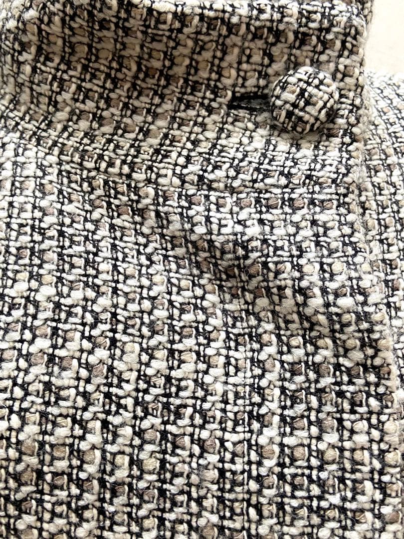 ツィード ロングコート