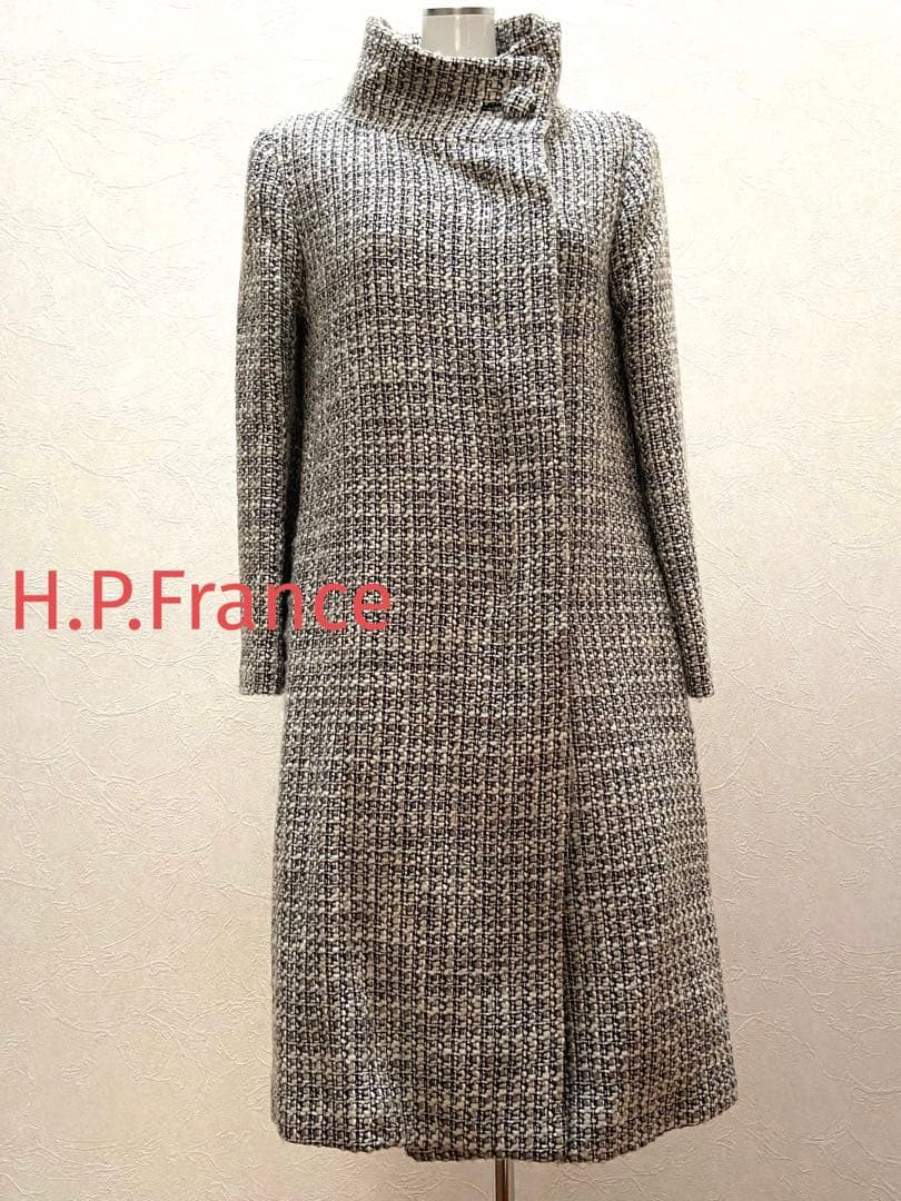 ツィード ロングコート