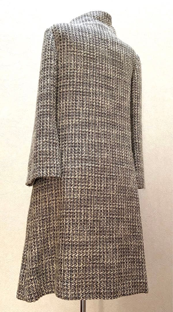 ツィード ロングコート