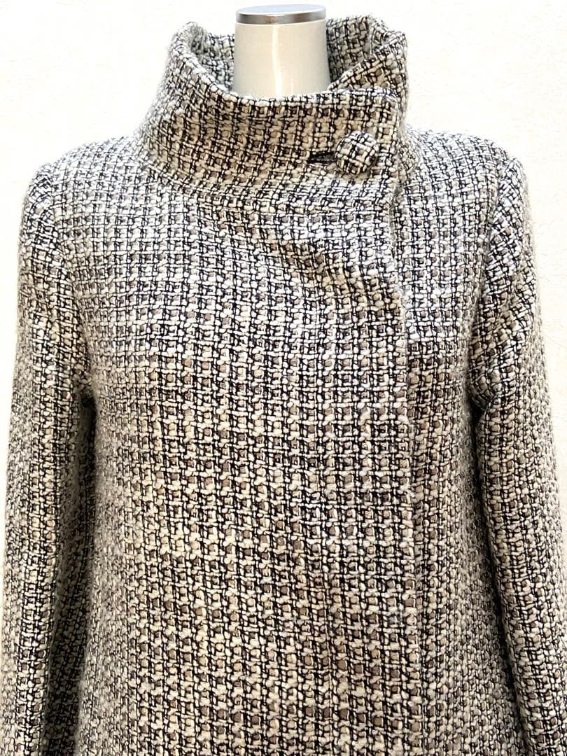 ツィード ロングコート