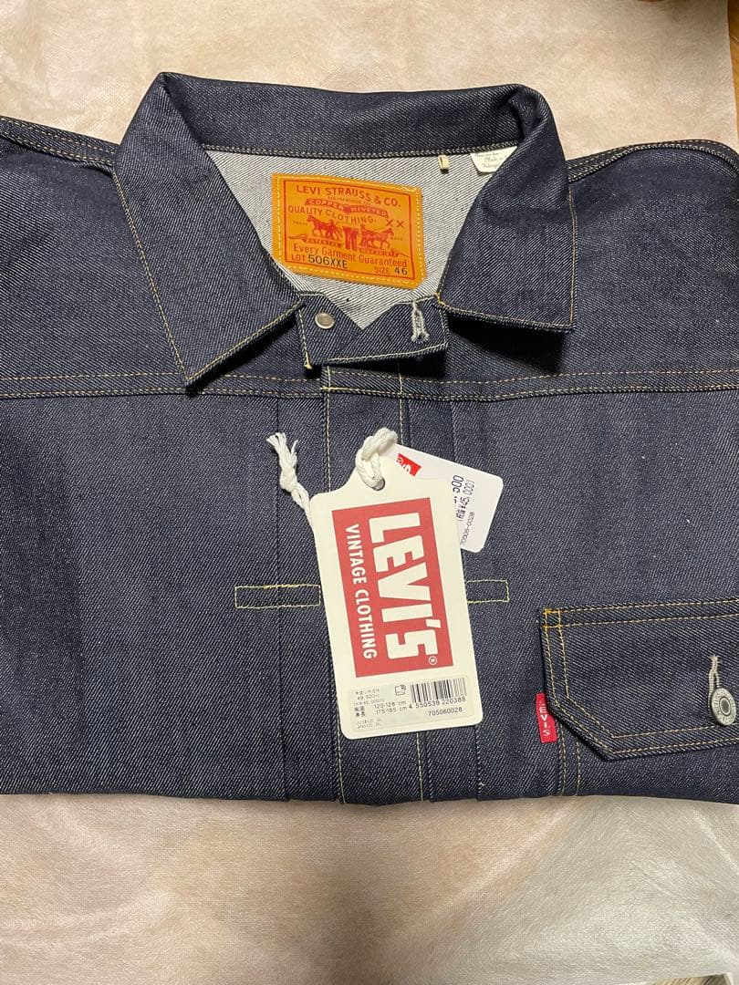 新品未使用　Levi's 1936 TYPE I 506XXE 46 Ｔバック