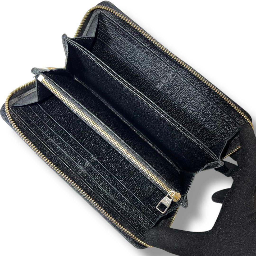 ルイヴィトン アンプラントジッピーウォレット 長財布 ブラック
