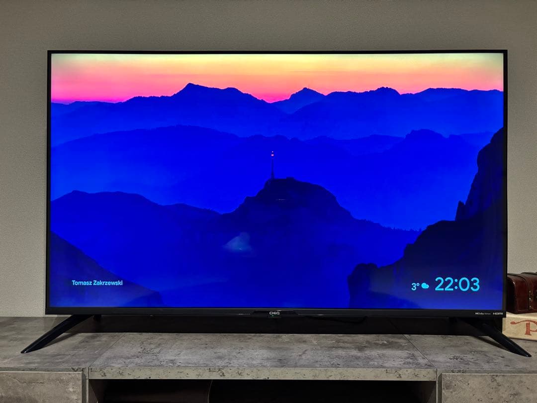 【美品】CHIQ 50インチ スマートテレビ JU56G7E6