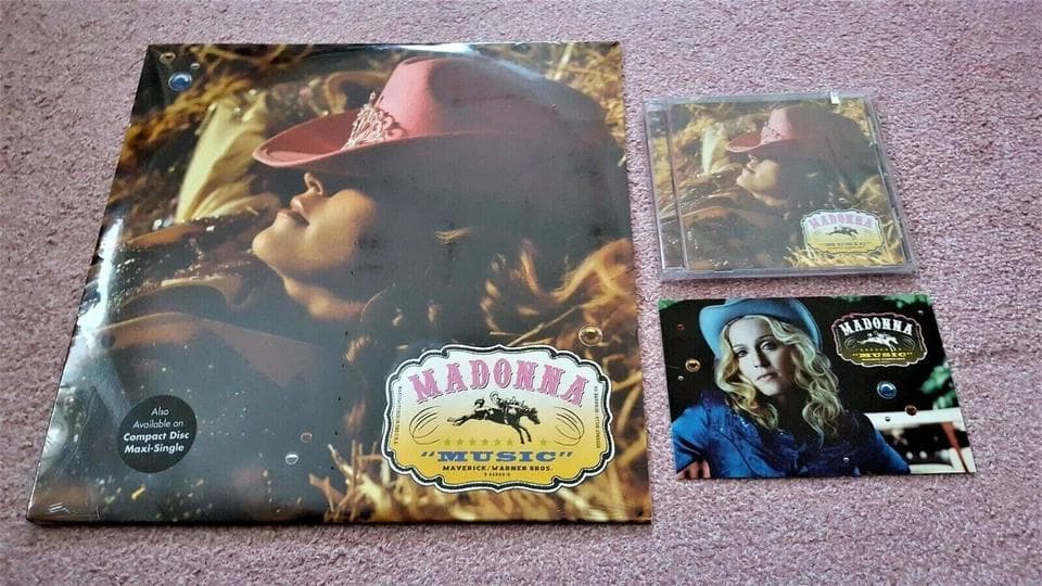 MADONNA　マドンナ　MUSIC　貴重 レコードバッグ セット
