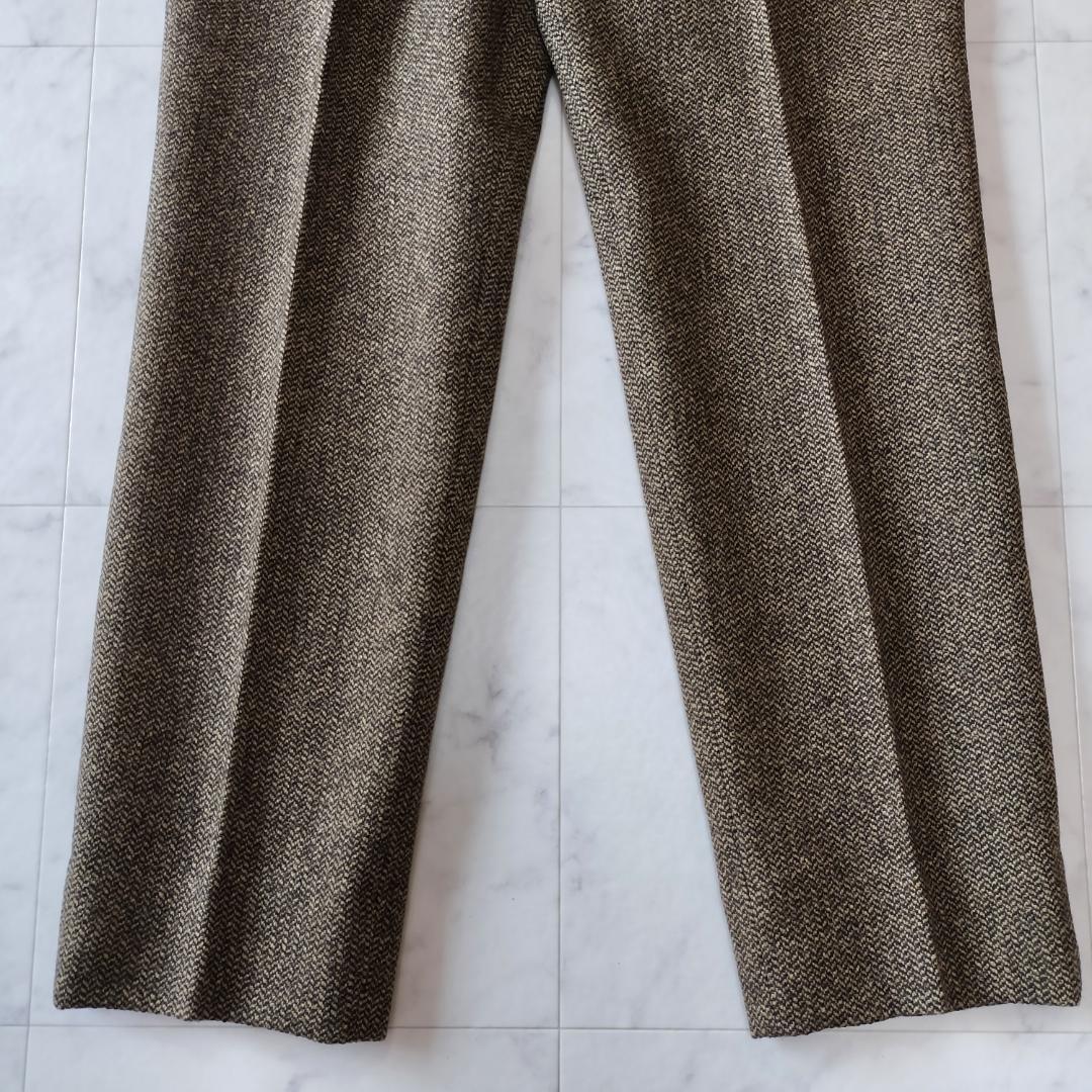 Fumiya Hirano REGENTヘリンボーンツイードスラックス 40 L