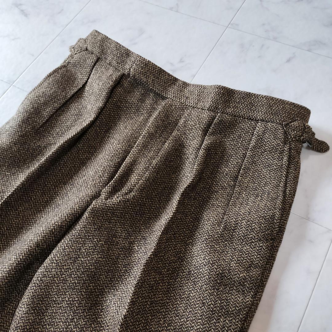 Fumiya Hirano REGENTヘリンボーンツイードスラックス 40 L