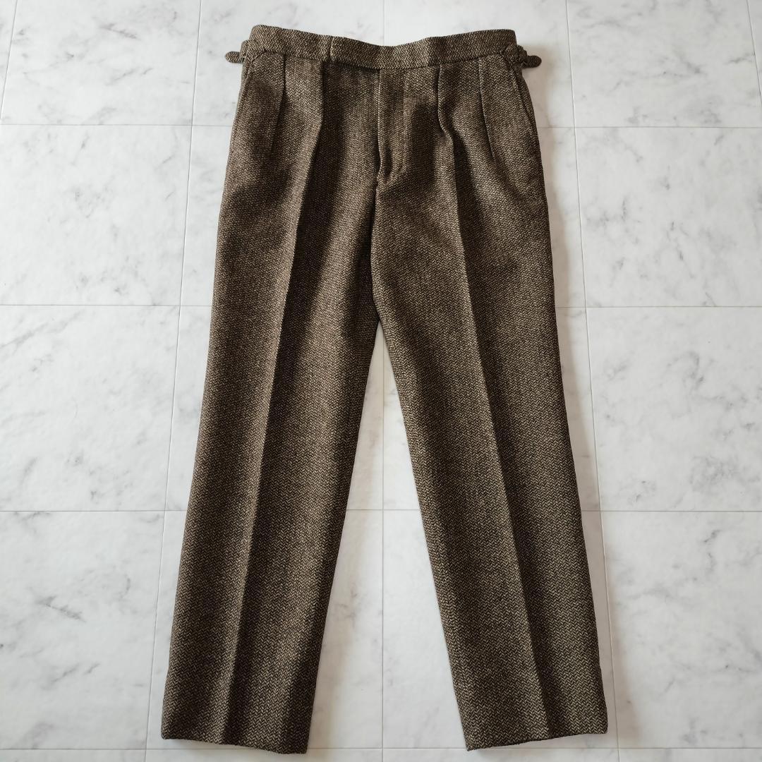 Fumiya Hirano REGENTヘリンボーンツイードスラックス 40 L