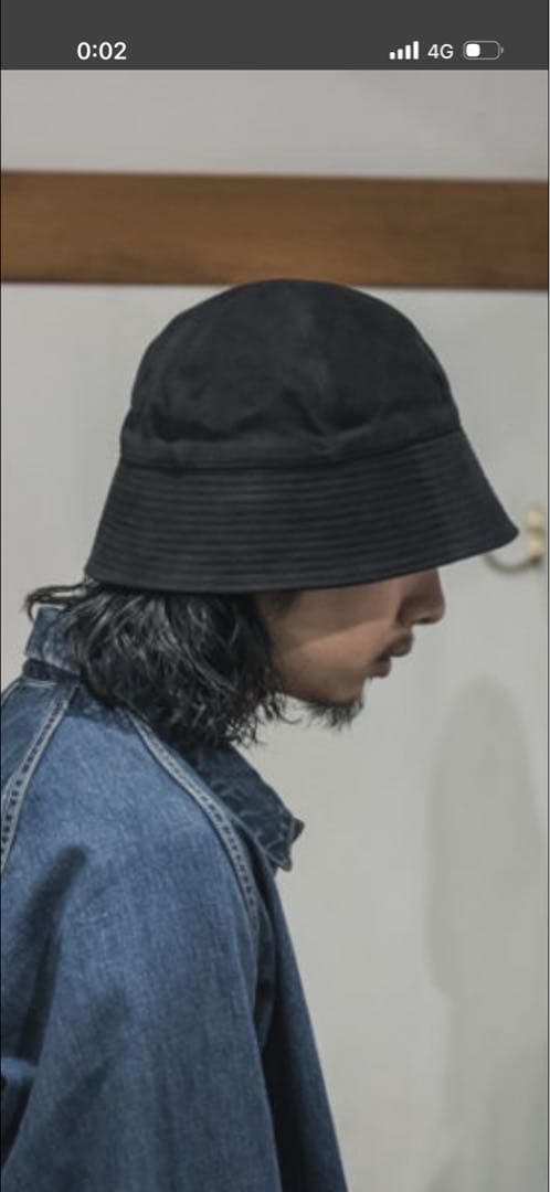 帽子 kijima takayuki sailor cotton blk size 3